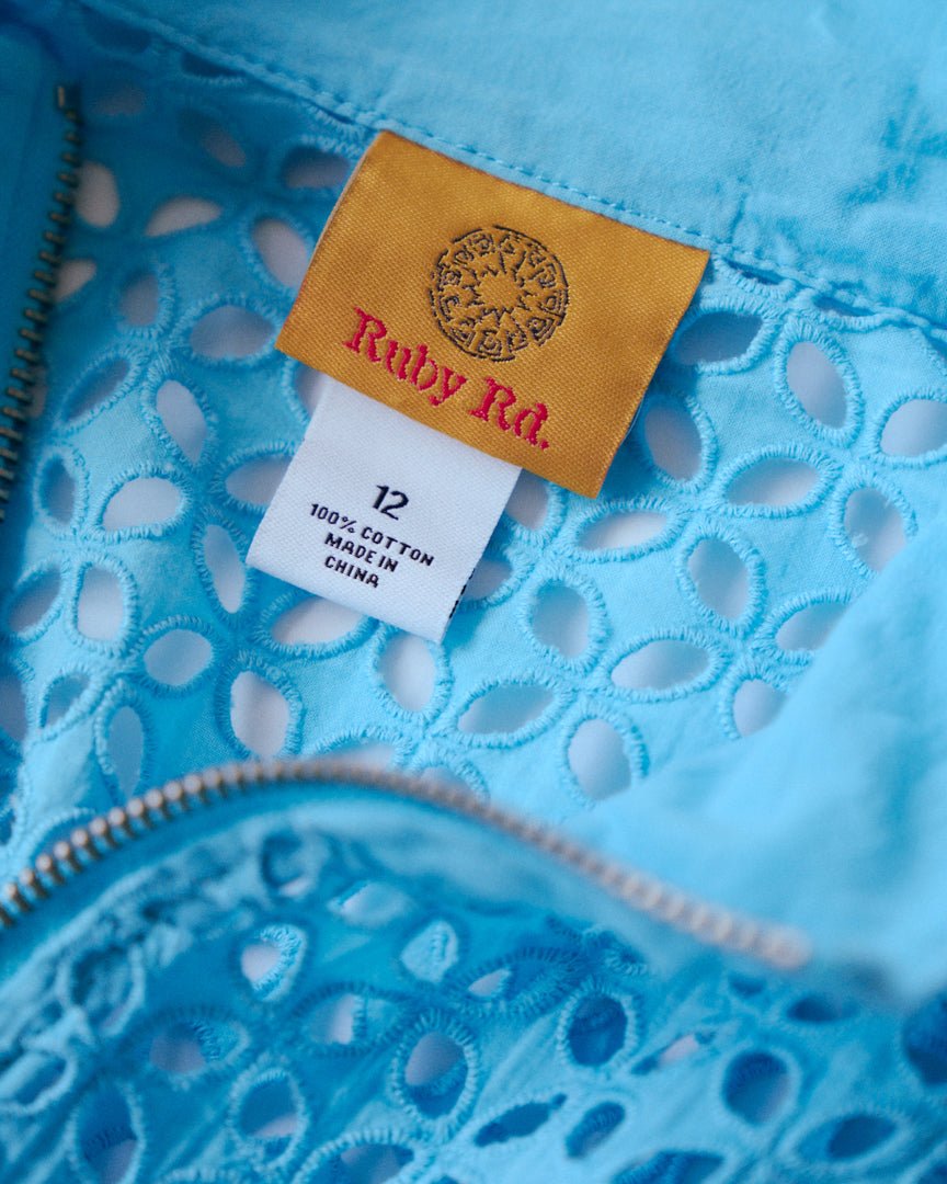 cutting lace zip jacket - HEO tokyo vintage