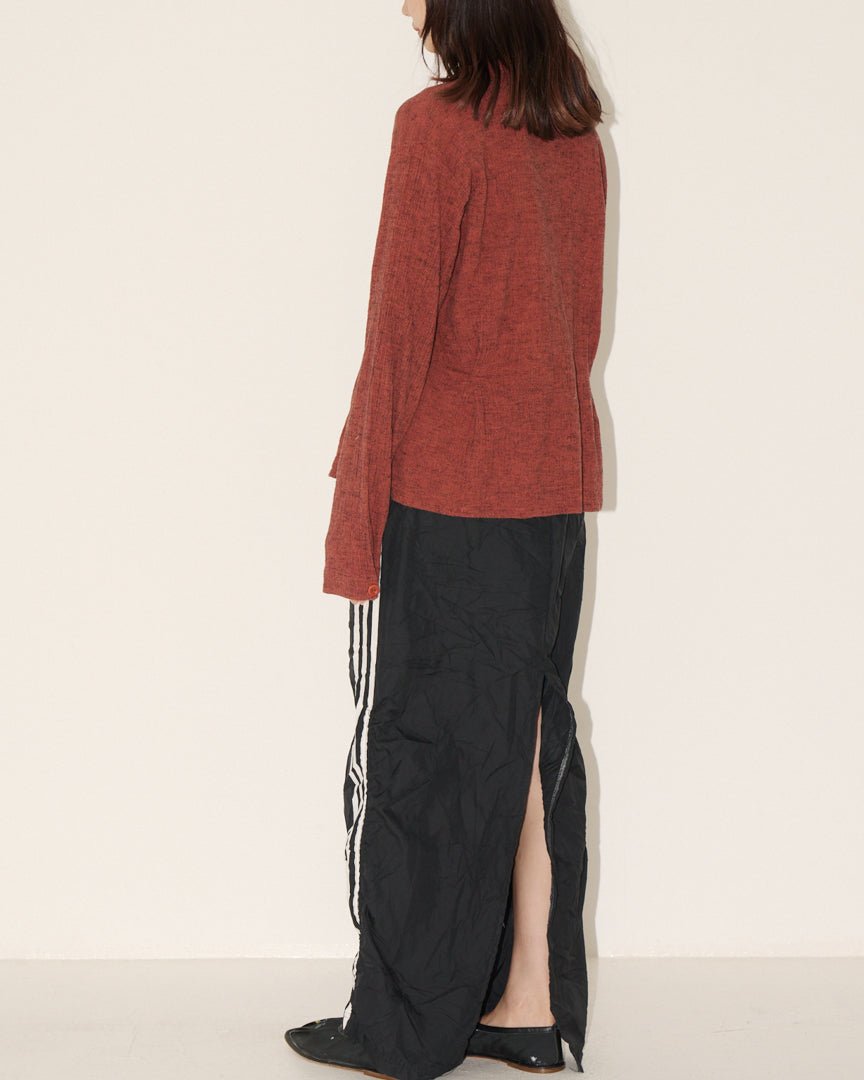 flax linen shirts jacket - HEO tokyo vintage