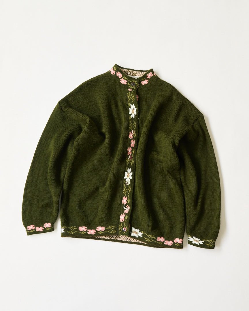 flower point knit cardigan – HEO tokyo vintage