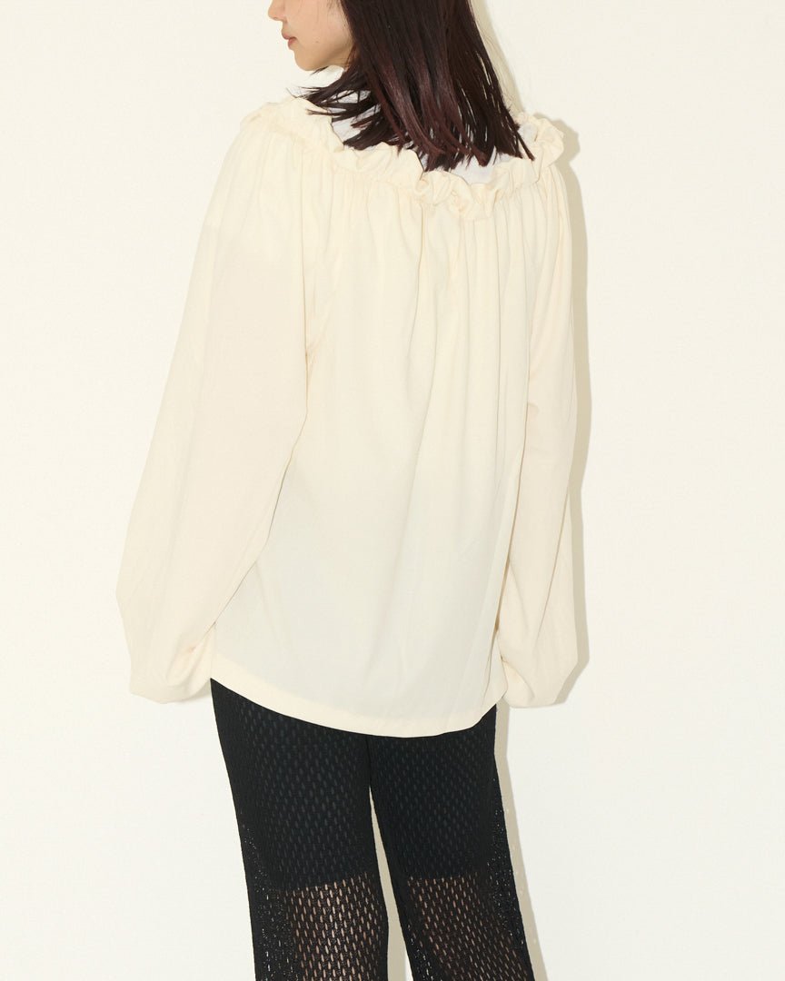 gather pullover blouse - HEO tokyo vintage