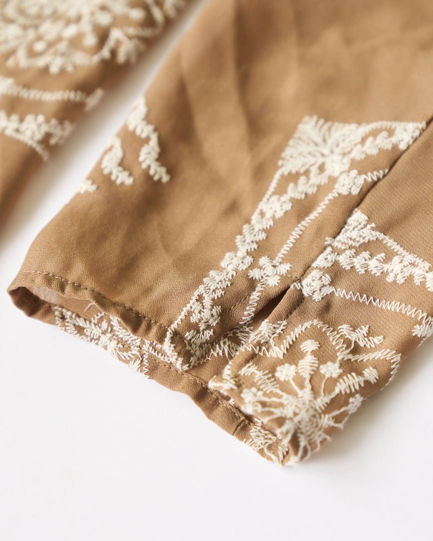 many embroidery blouse - HEO tokyo vintage