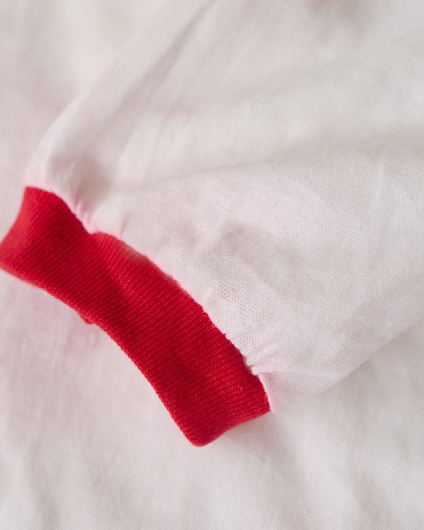 Message printed ringer tee - HEO tokyo vintage