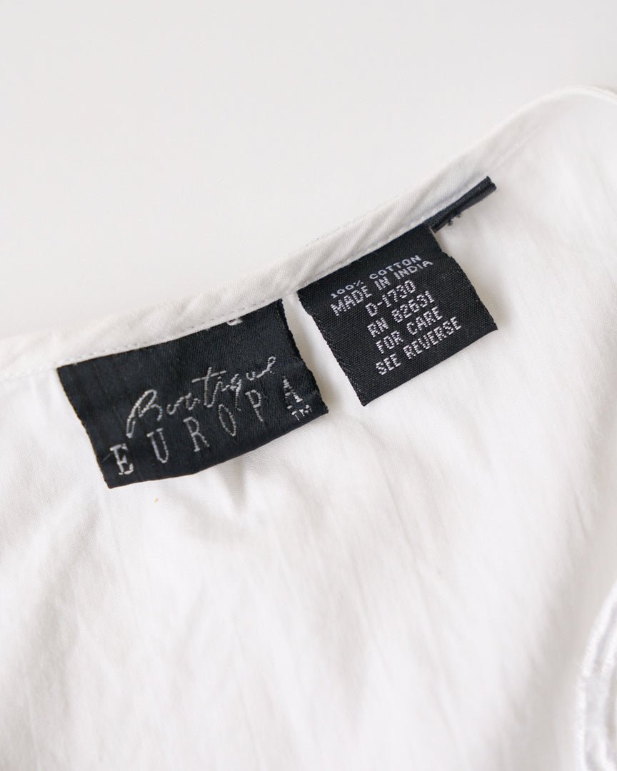 scalloped lace tops - HEO tokyo vintage