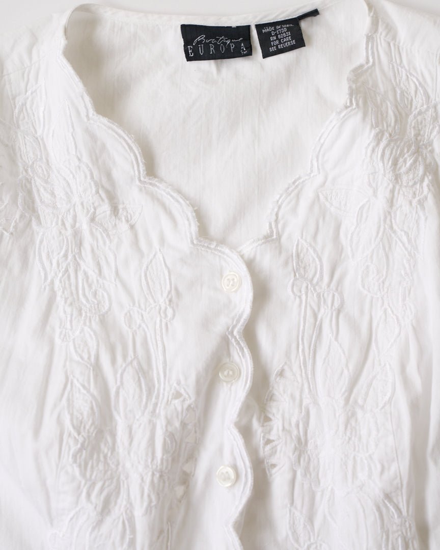 scalloped lace tops - HEO tokyo vintage