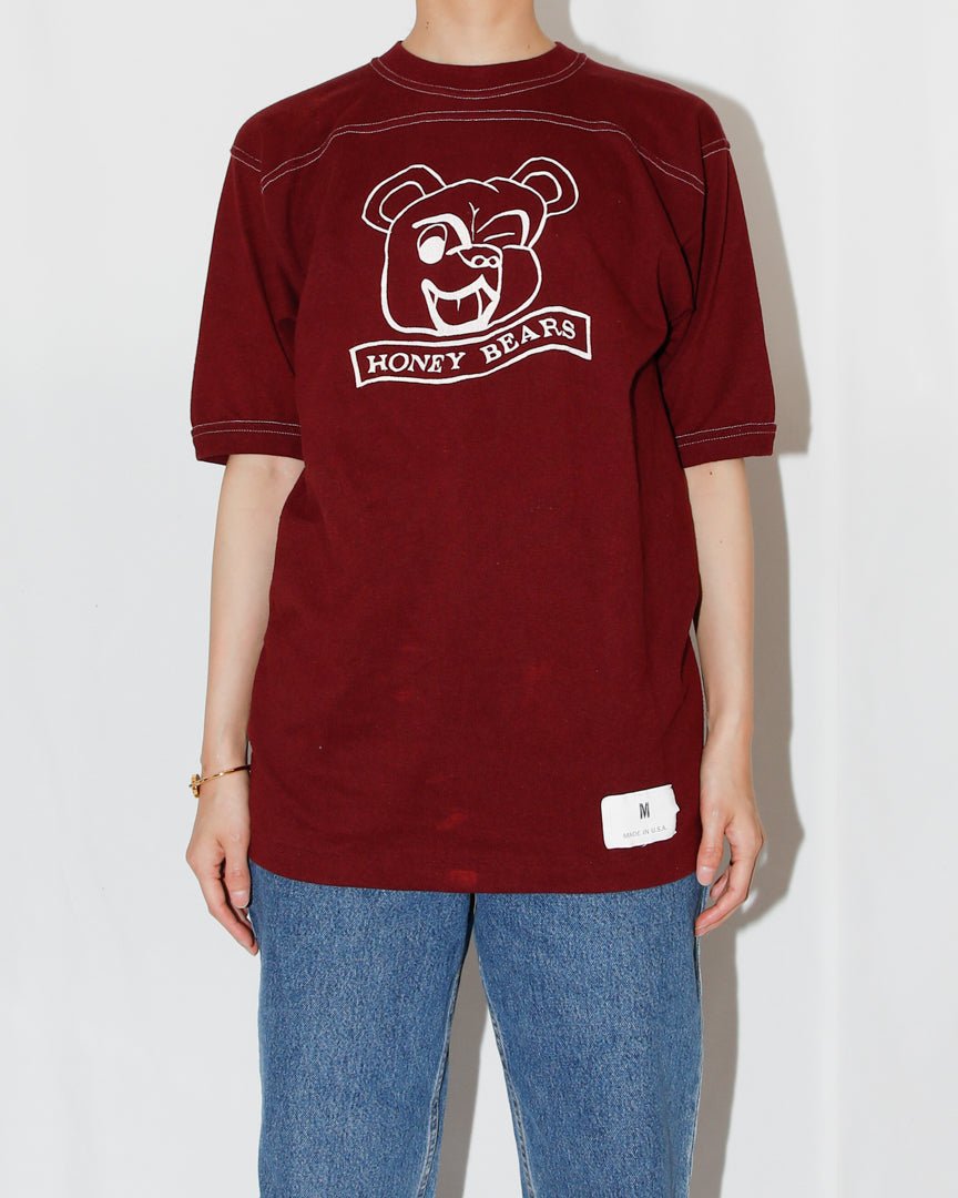 70-80's Jerzees Football Tee - HEO