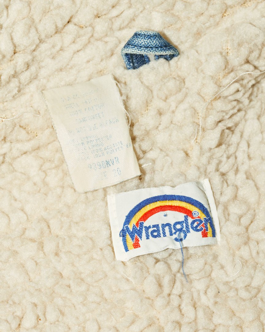 70's wrangler boa denim jacket - HEO tokyo vintage