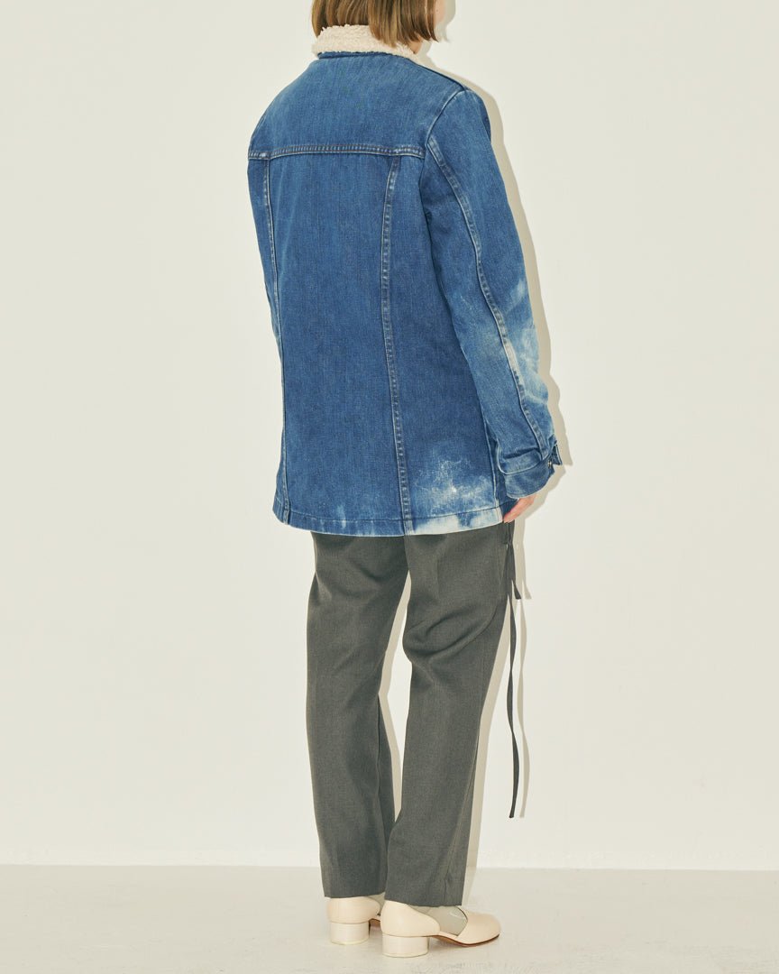 70's wrangler boa denim jacket - HEO tokyo vintage
