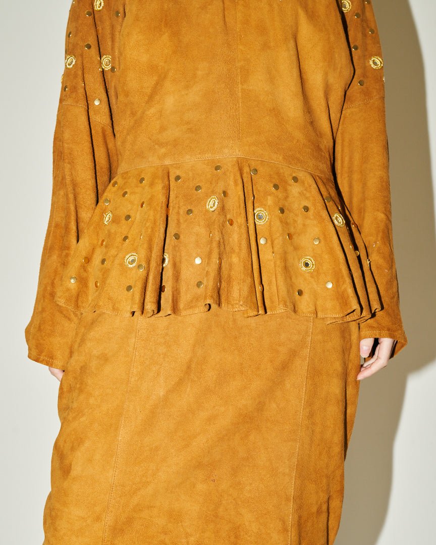 90's studs dress - HEO tokyo vintage