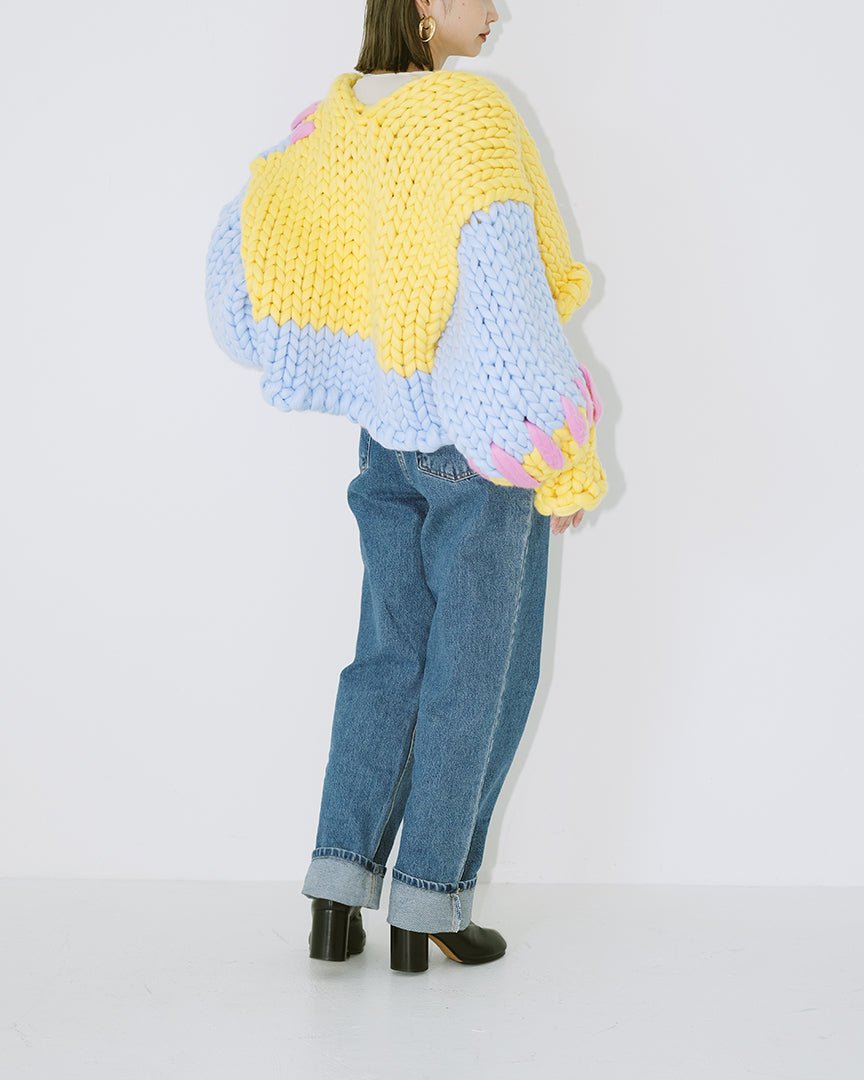 Flounder Colossal Knit Jacket(short type) - HEO