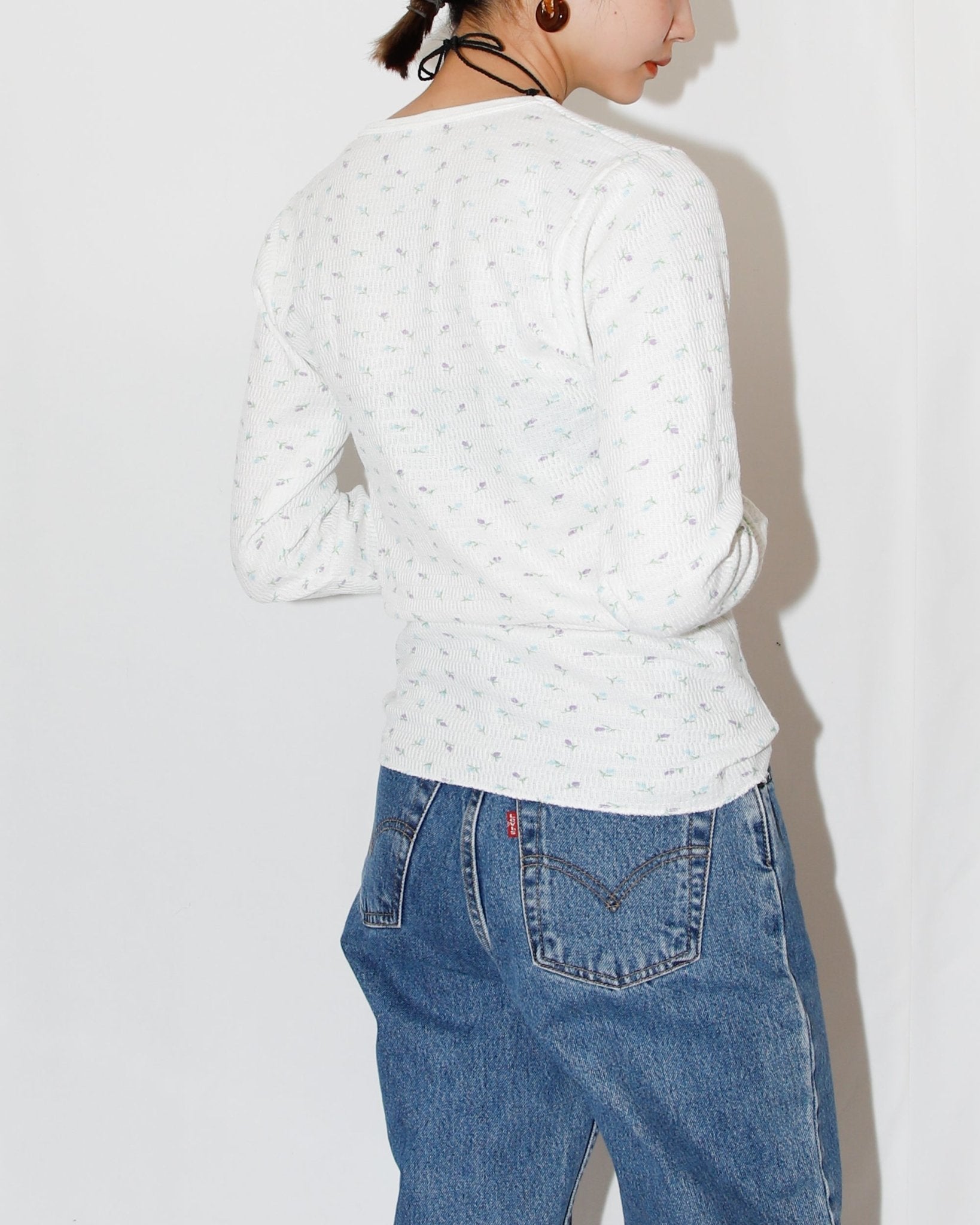 flower print thermal(Narrow) - HEO