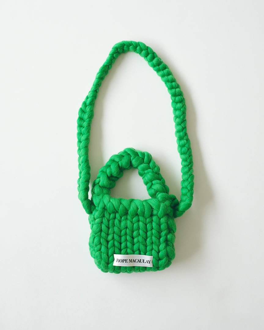 Green Colossal Knit Crossbody Bag – HEO tokyo vintage