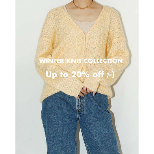 WINTER KNIT COLLECTION 　Up to 20% off ;-) - HEO tokyo vintage