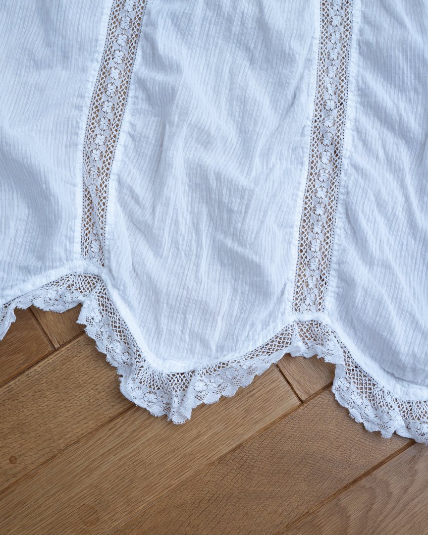30's vintage cotton lace 1/2 apron – HEO tokyo vintage