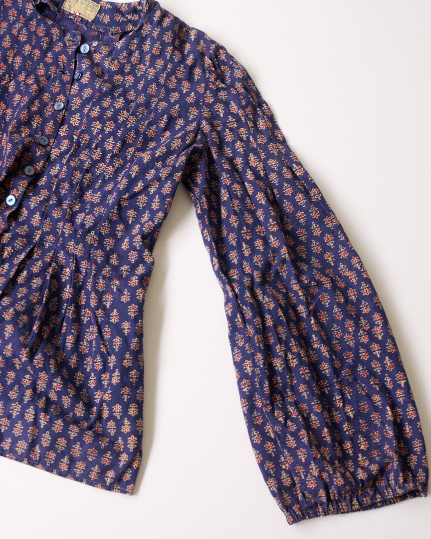 70s indiaimports kaftan blouse - HEO tokyo vintage