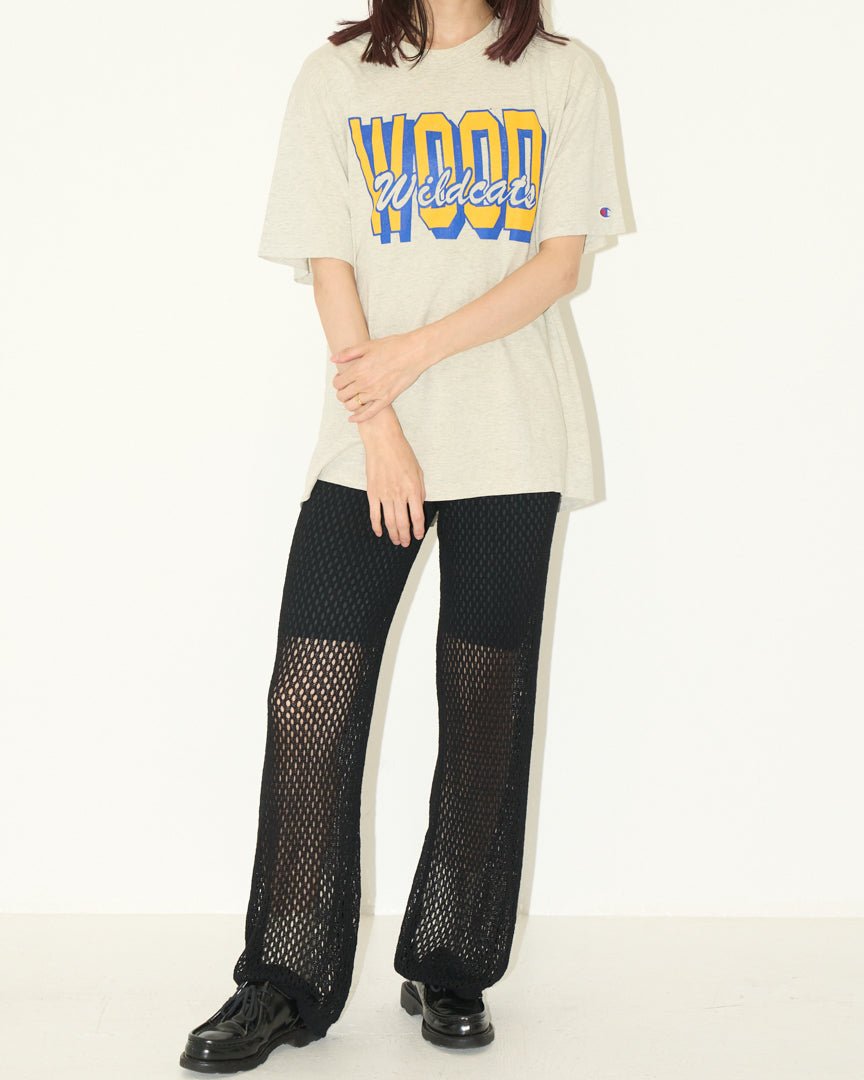 80s champion wood tee - HEO tokyo vintage