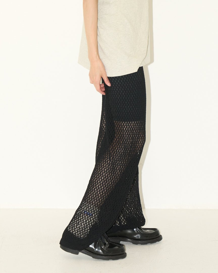 black lace pants - HEO tokyo vintage