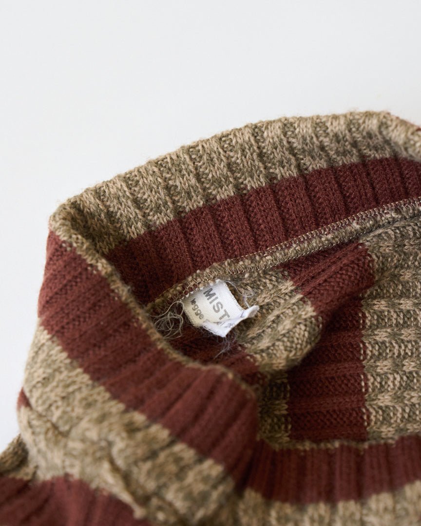 border knit poncho - HEO tokyo vintage