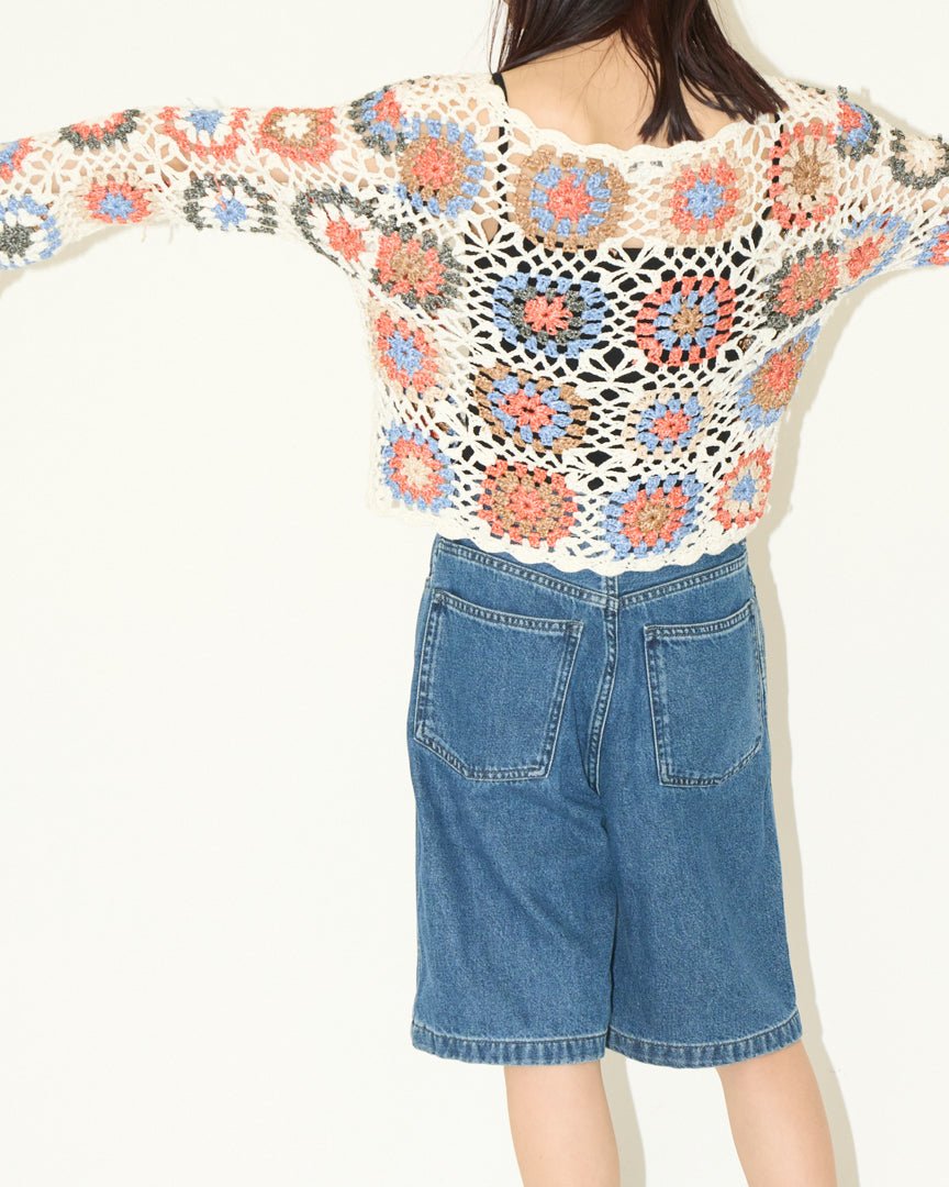 cropped crochet knit - HEO tokyo vintage
