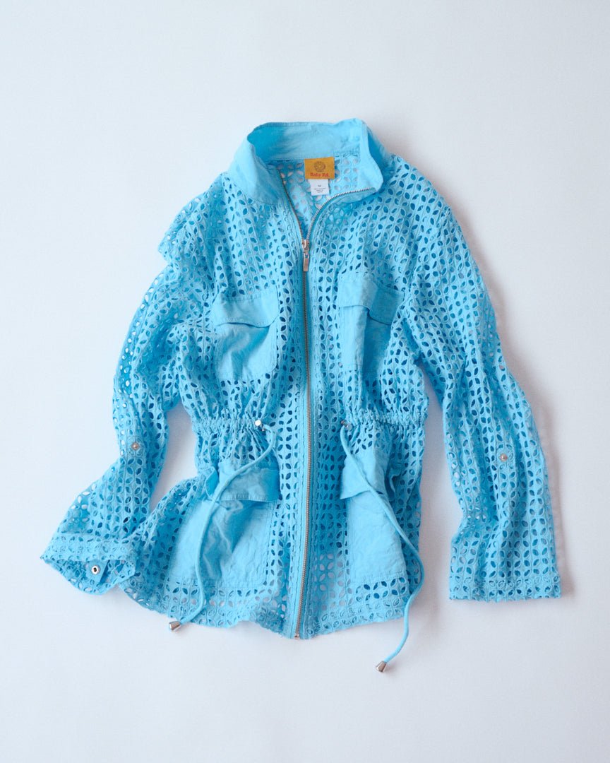 cutting lace zip jacket - HEO tokyo vintage