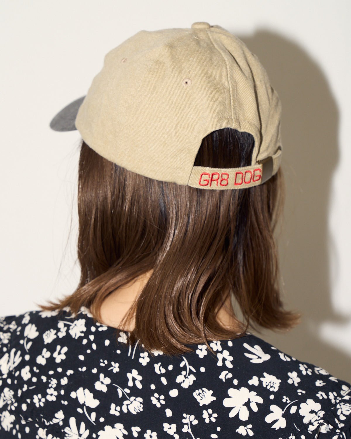 dog embroidery cap - HEO tokyo vintage