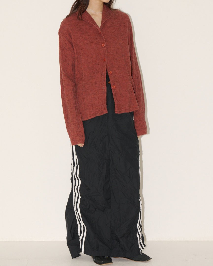 flax linen shirts jacket - HEO tokyo vintage