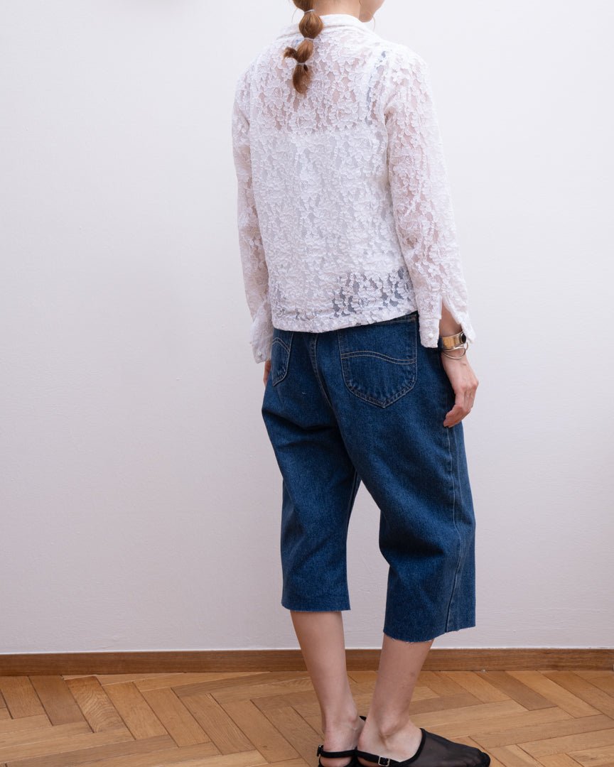 flench lace blouse - HEO tokyo vintage
