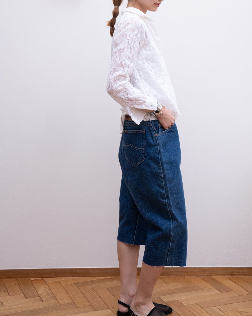 flench lace blouse - HEO tokyo vintage