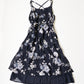 flower back cross dress - HEO tokyo vintage