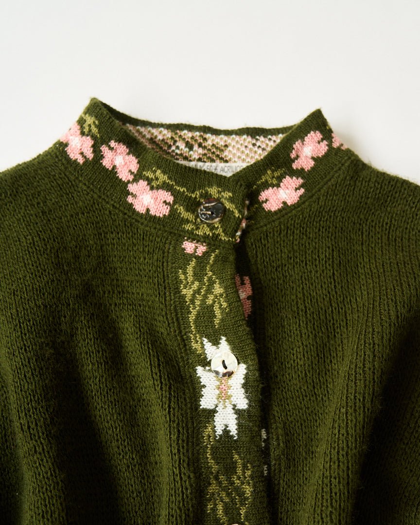 flower point knit cardigan – HEO tokyo vintage
