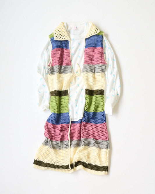 long crochet knit - HEO tokyo vintage