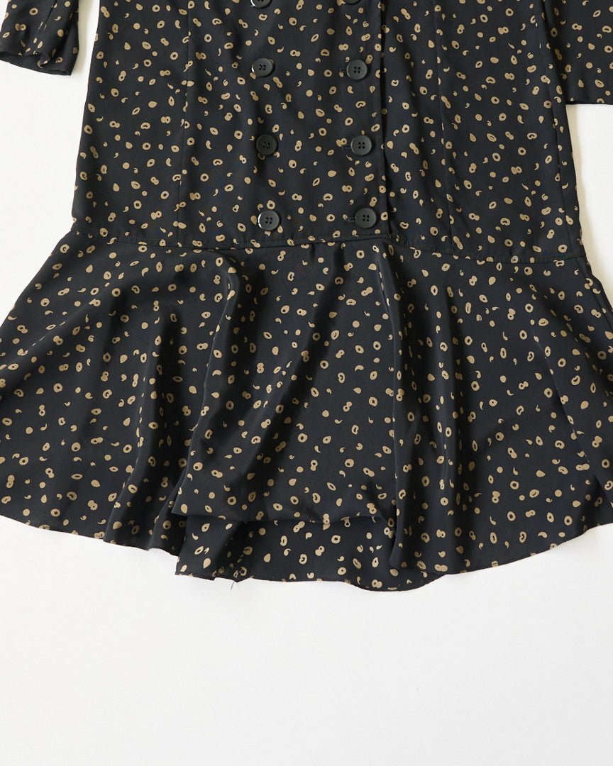 polka dot pattern dress - HEO tokyo vintage