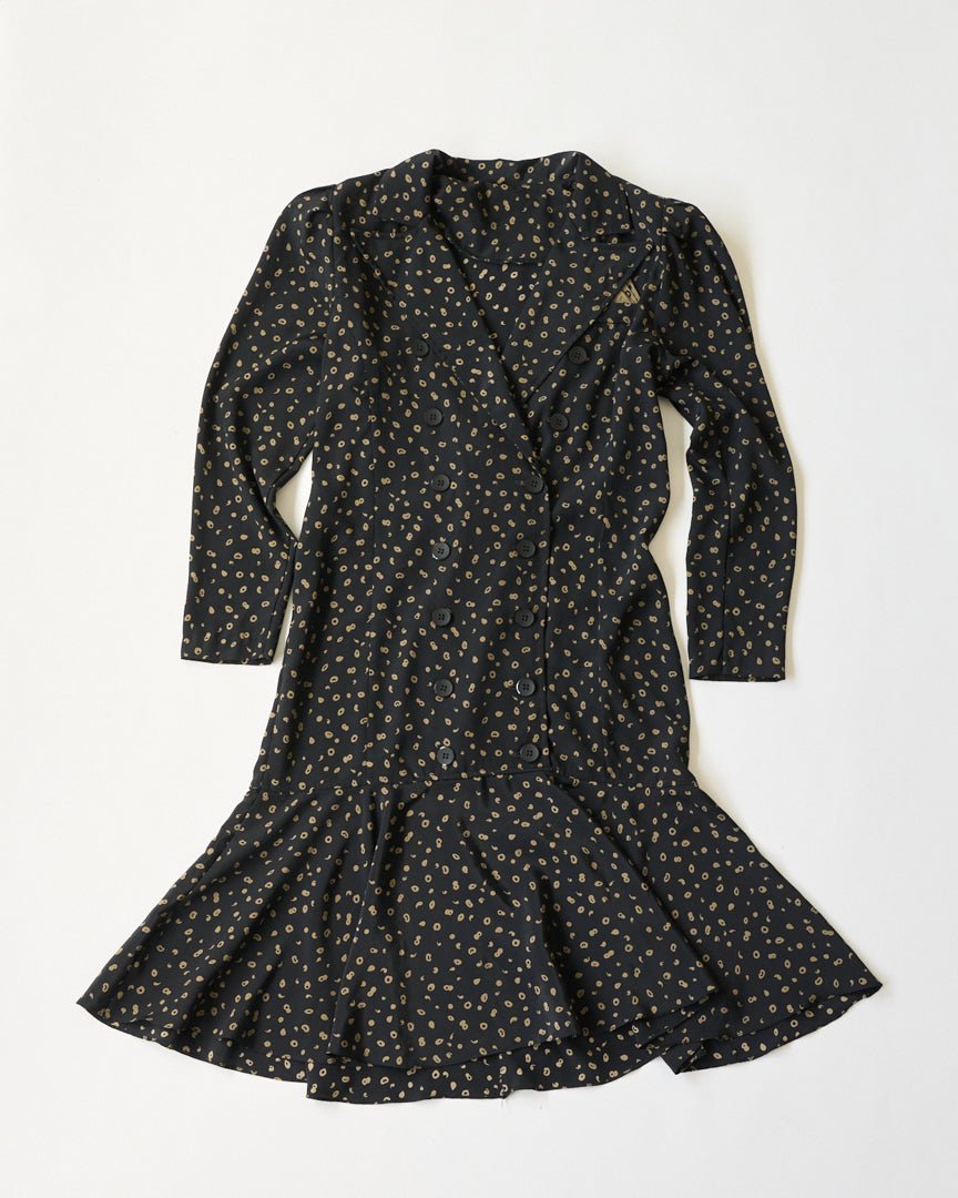 polka dot pattern dress - HEO tokyo vintage