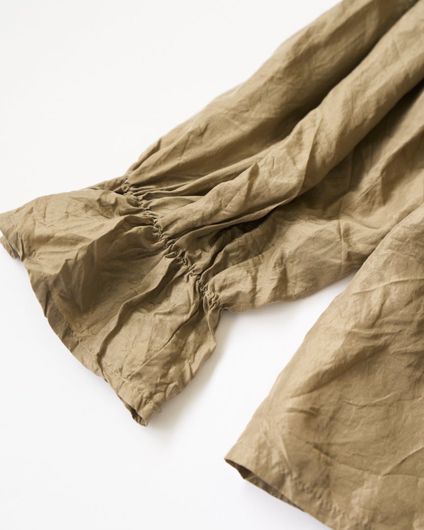 silk frill blouse - HEO tokyo vintage