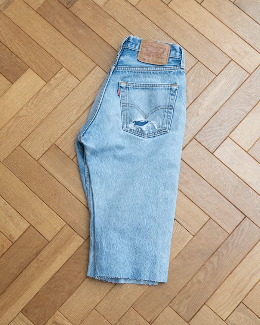 【Upcycle】90's levis 501xx denim capri pants - HEO tokyo vintage