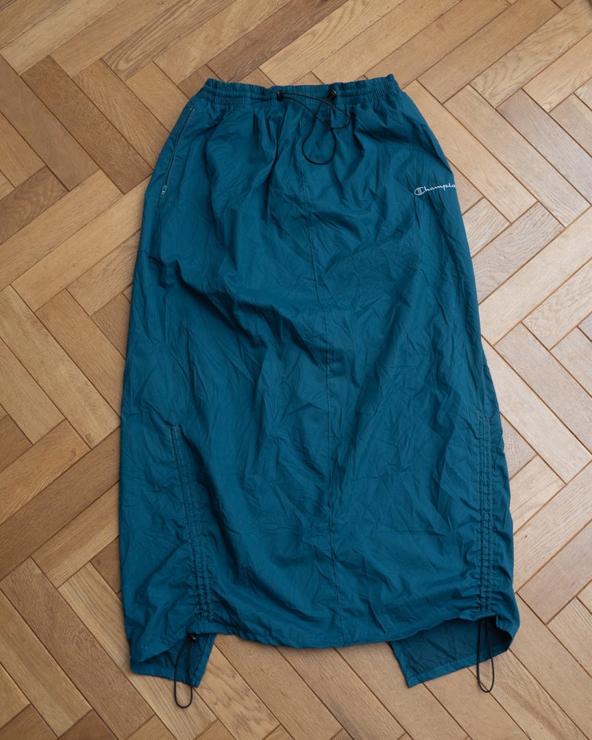 【Upcycle】champion skirts (blue green) - HEO tokyo vintage