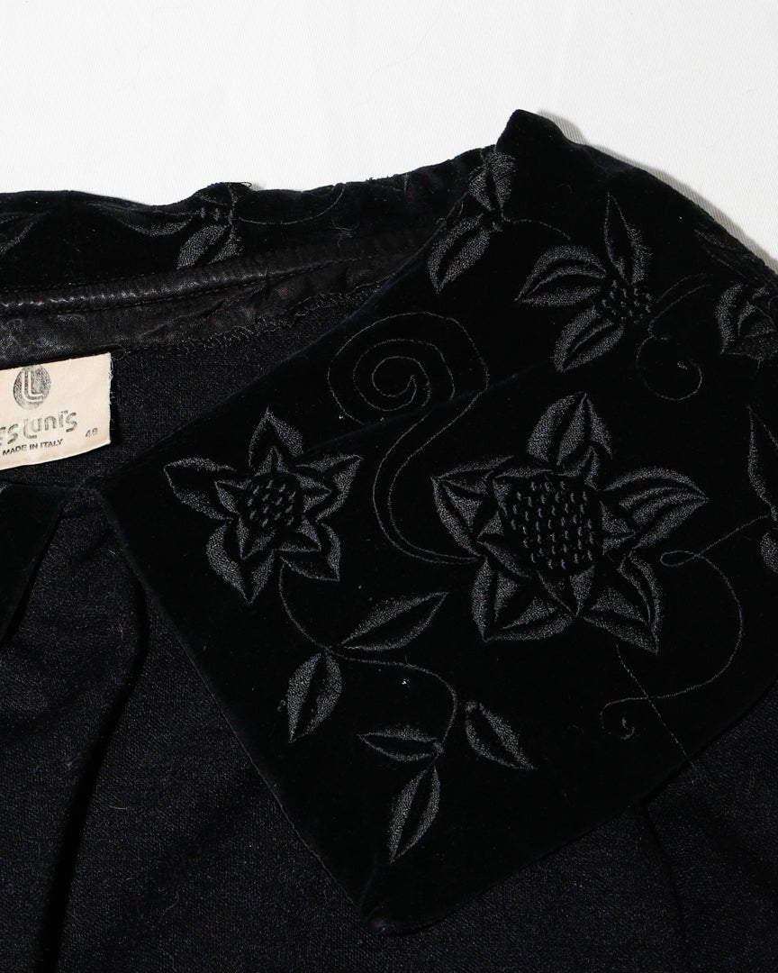 70's big collar mini dress - HEO tokyo vintage