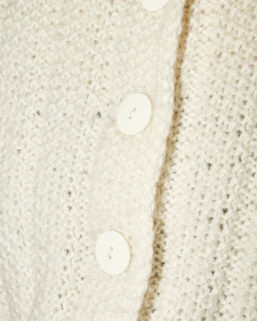 70's white botton knit – HEO tokyo vintage