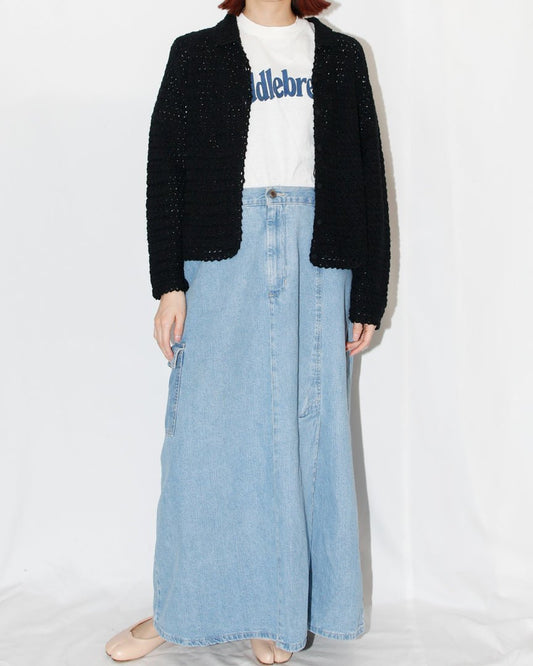 90's denim long skirt - HEO tokyo vintage