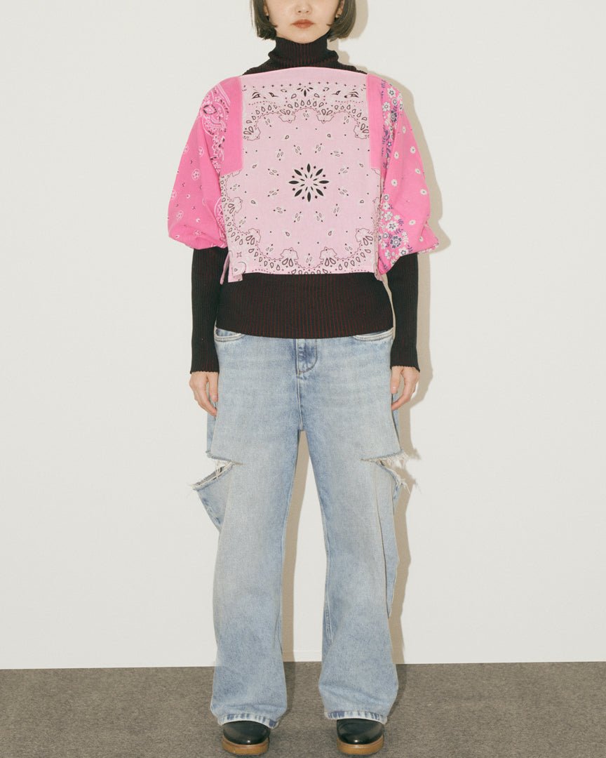 bandana cropped tee - HEO tokyo vintage