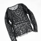 black star sheer tops - HEO tokyo vintage
