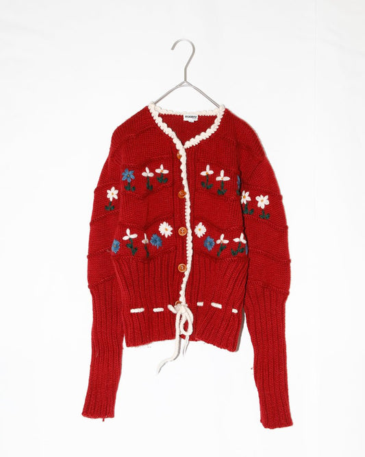 daisy embroidery knit - HEO tokyo vintage