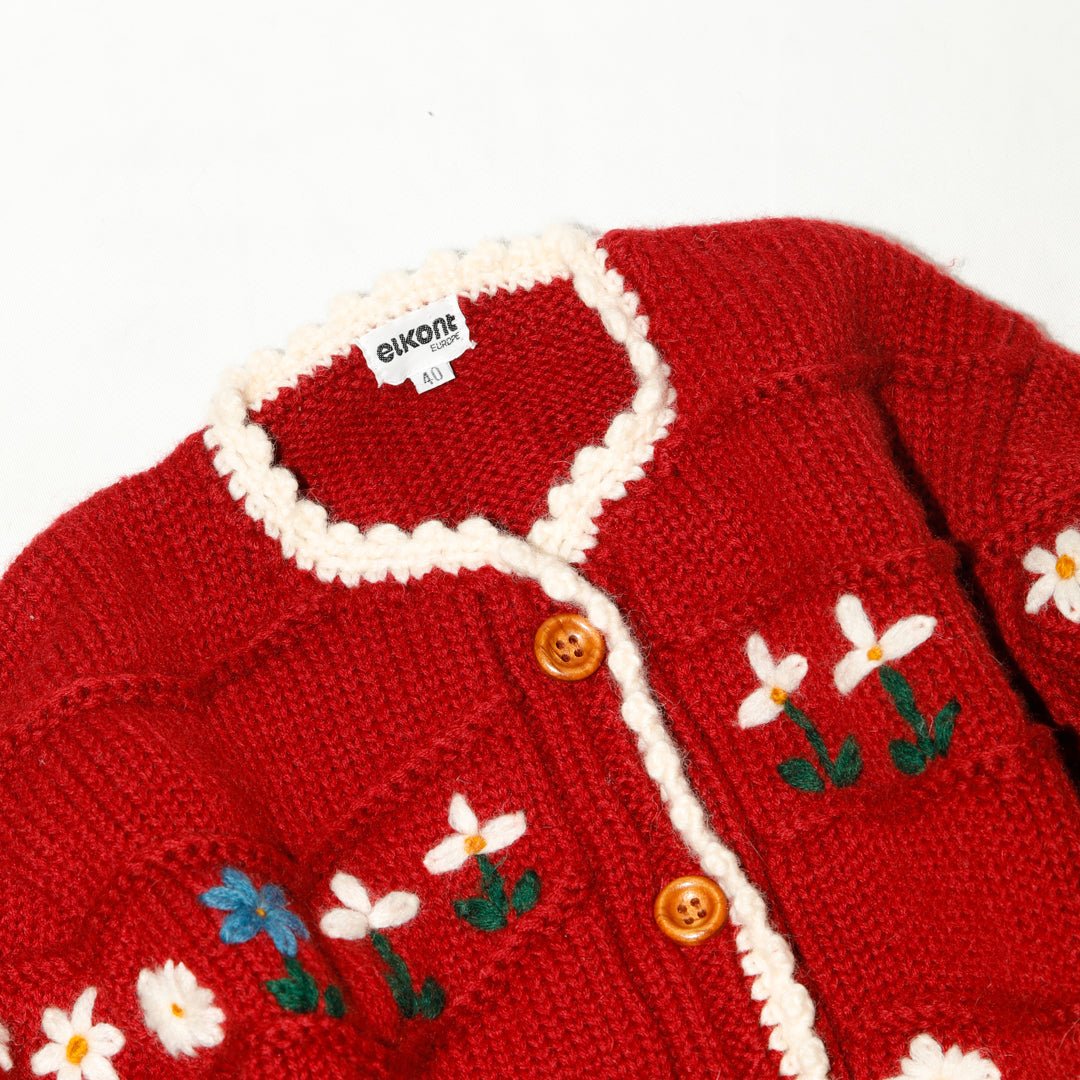 daisy embroidery knit - HEO tokyo vintage