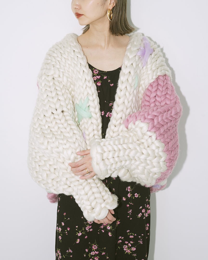 Fiori Colossal Knit Jacket - HEO