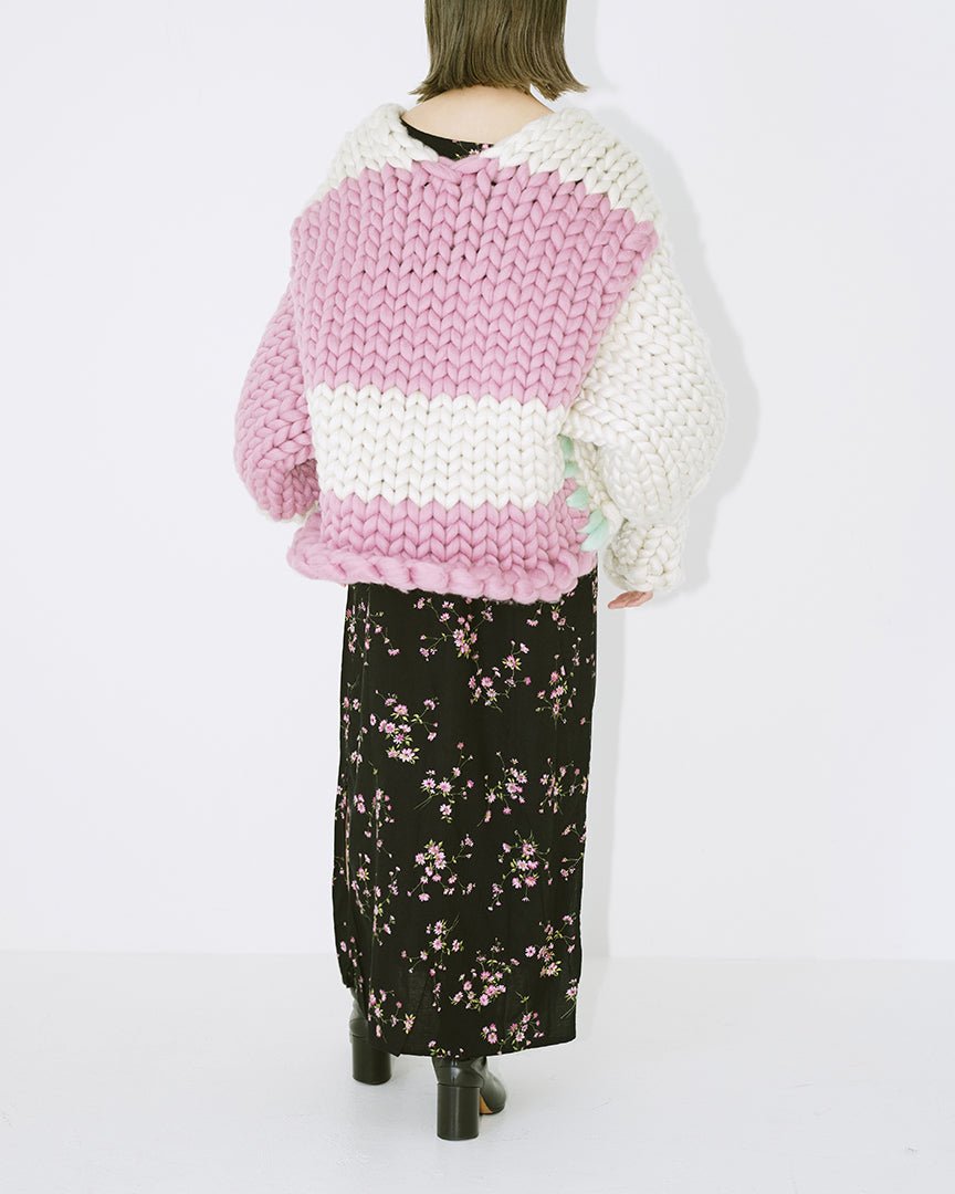 Fiori Colossal Knit Jacket - HEO