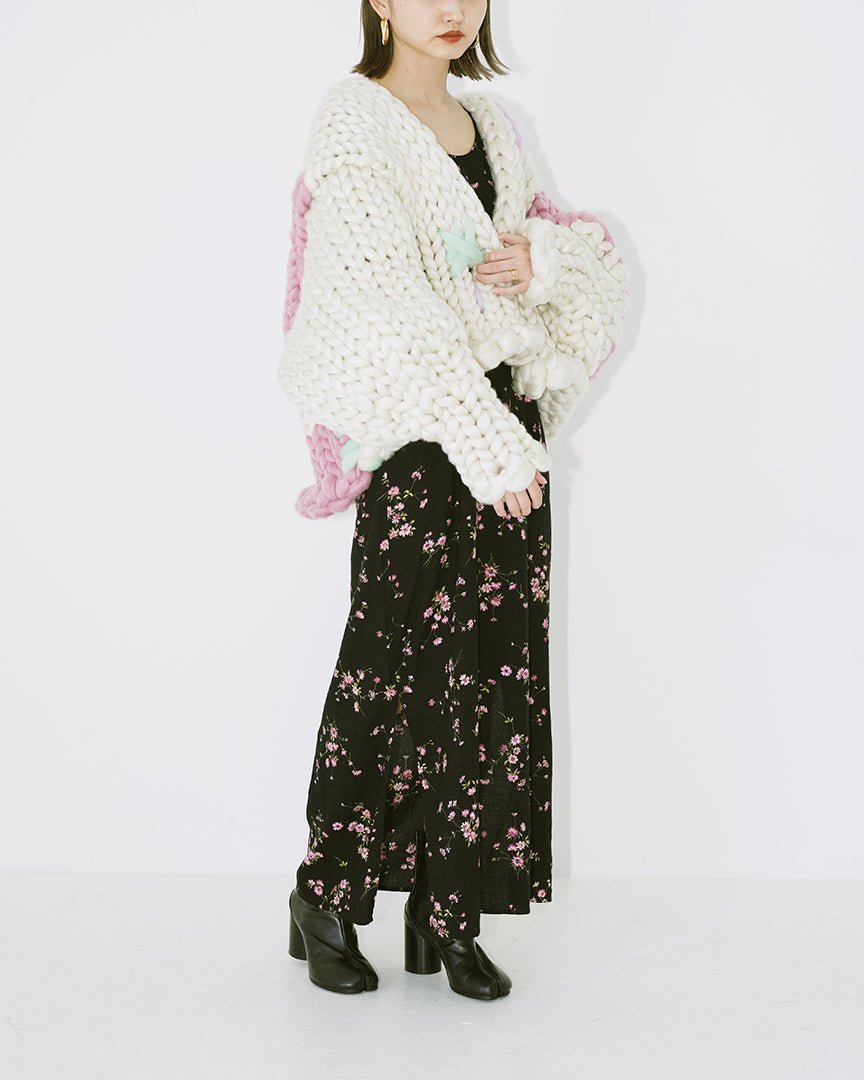 Fiori Colossal Knit Jacket - HEO