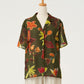 flower open collar blouse - HEO tokyo vintage