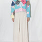 poly log cabin cropped sweatshirt - HEO