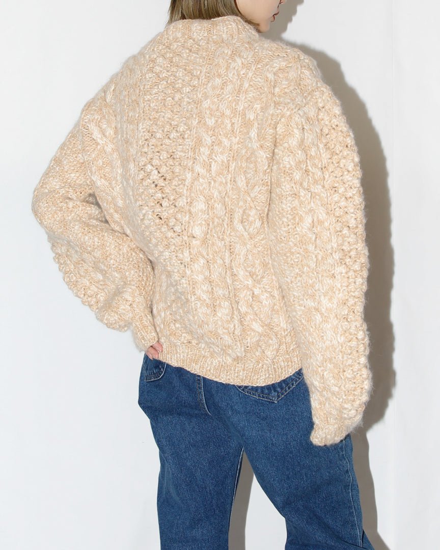 popcorn hand knit - HEO tokyo vintage