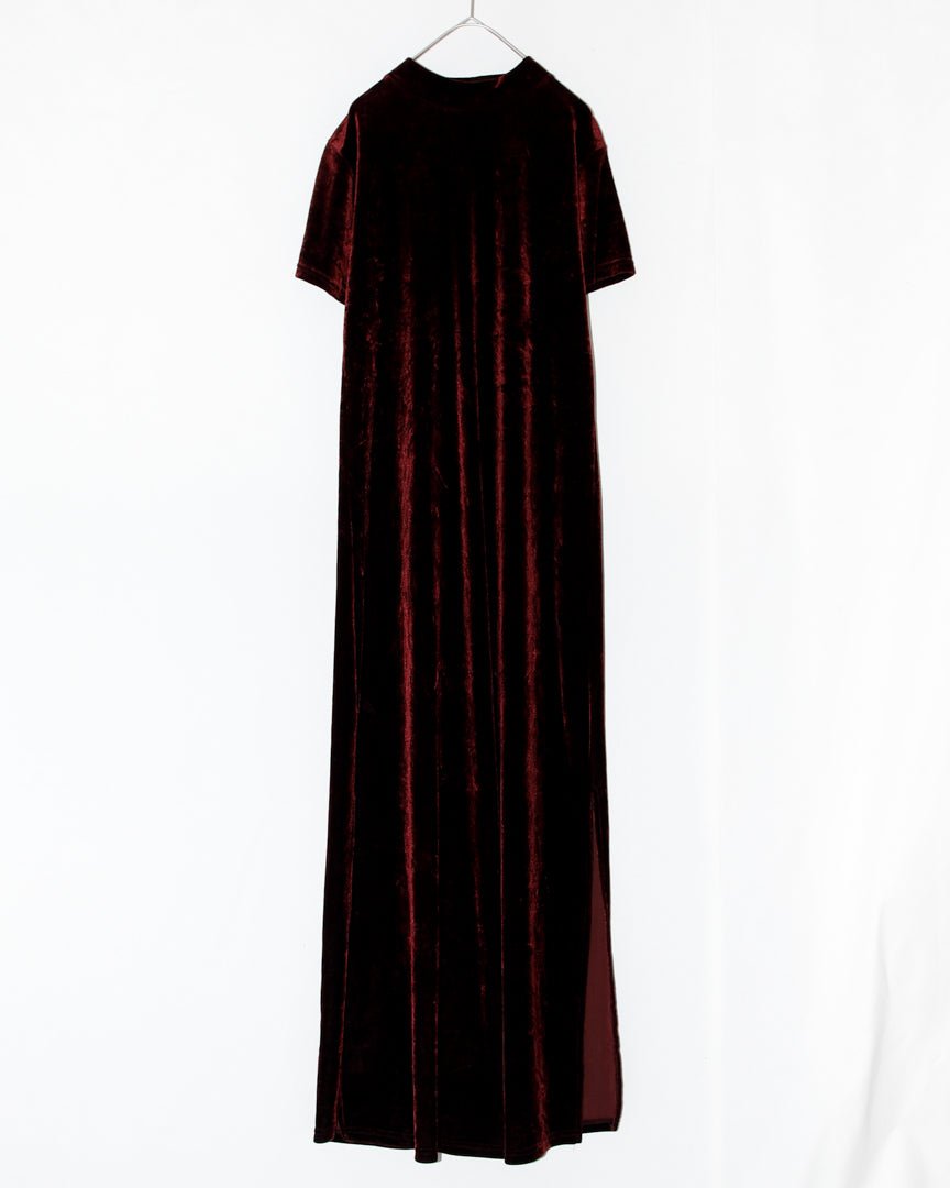 velor long dress - HEO tokyo vintage